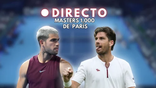 Carlos Alcaraz - Cameron Norrie del Masters 1.000 de París, en directo