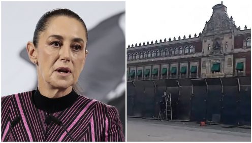 Claudia Sheinbaum responde a críticas por vallas en Palacio Nacional de México y asegura que buscan evitar agresiones | Internacional | Noticias