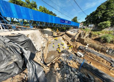 Avanza construcción de obra de paso en Villa Lourdes, Colón |