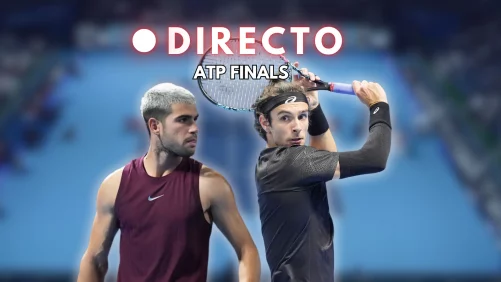 Carlos Alcaraz - Lorenzo Musetti de las ATP Finals, en directo