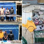 En escondites rudimentarios y con adaptaciones estructurales escondían masivas dosis de estupefacientes en una casa del Barrio Antioquia, en Medellín