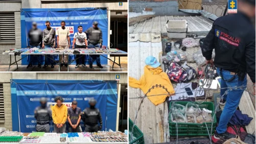 En escondites rudimentarios y con adaptaciones estructurales escondían masivas dosis de estupefacientes en una casa del Barrio Antioquia, en Medellín
