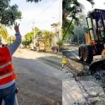 recuperada la vía central del barrio Los Parques–Barranquilla en la Comuna 5