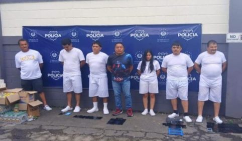 PNC detiene a seis personas por receptación de artículos robados |