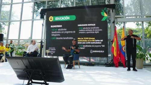 seguridad a la baja y $1,14 billones en educación; las cifras que destaca el gobierno de Alejandro Char en este 2025