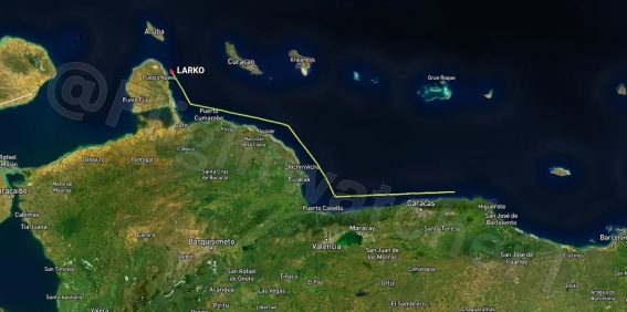 Imagen satelital muestra la ruta de buque cargado con petróleo desde Venezuela para evadir bloqueo de Estados Unidos | Internacional | Noticias