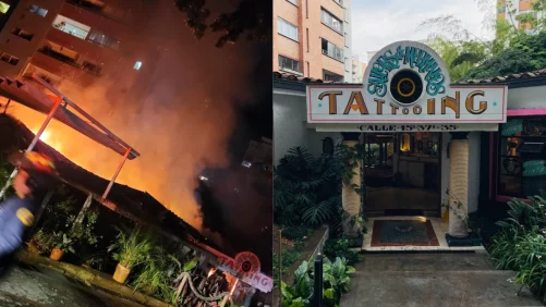 Sailors and Mermaids, uno de los estudios de tatuajes más reconocidos de Medellín, se incendió; buscan apoyo para reconstruirlo