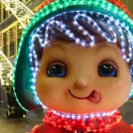 artesanos dieron forma a más de 100 figuras en una senda de luz, con una inversión de $ 1.500 millones