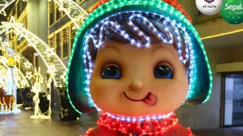 artesanos dieron forma a más de 100 figuras en una senda de luz, con una inversión de $ 1.500 millones