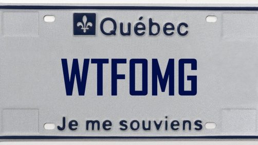 'SPANKME,' 'FKTRUMP' and 40 other license plates recently banned by Quebec's SAAQ