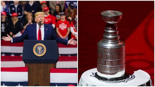 Trump just said China will 'terminate ALL ice hockey' in Canada & get rid of the Stanley Cup